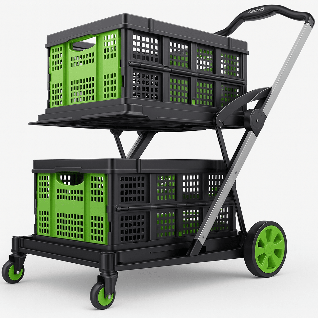 Carrinho de Compras Dobrável e Portátil - FlexCart