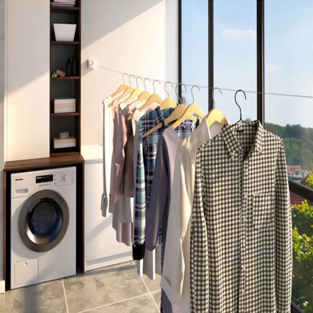 Varal Retrátil de Inox